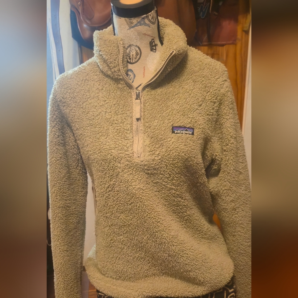 Patagonia Olive Green Fleece Pullover